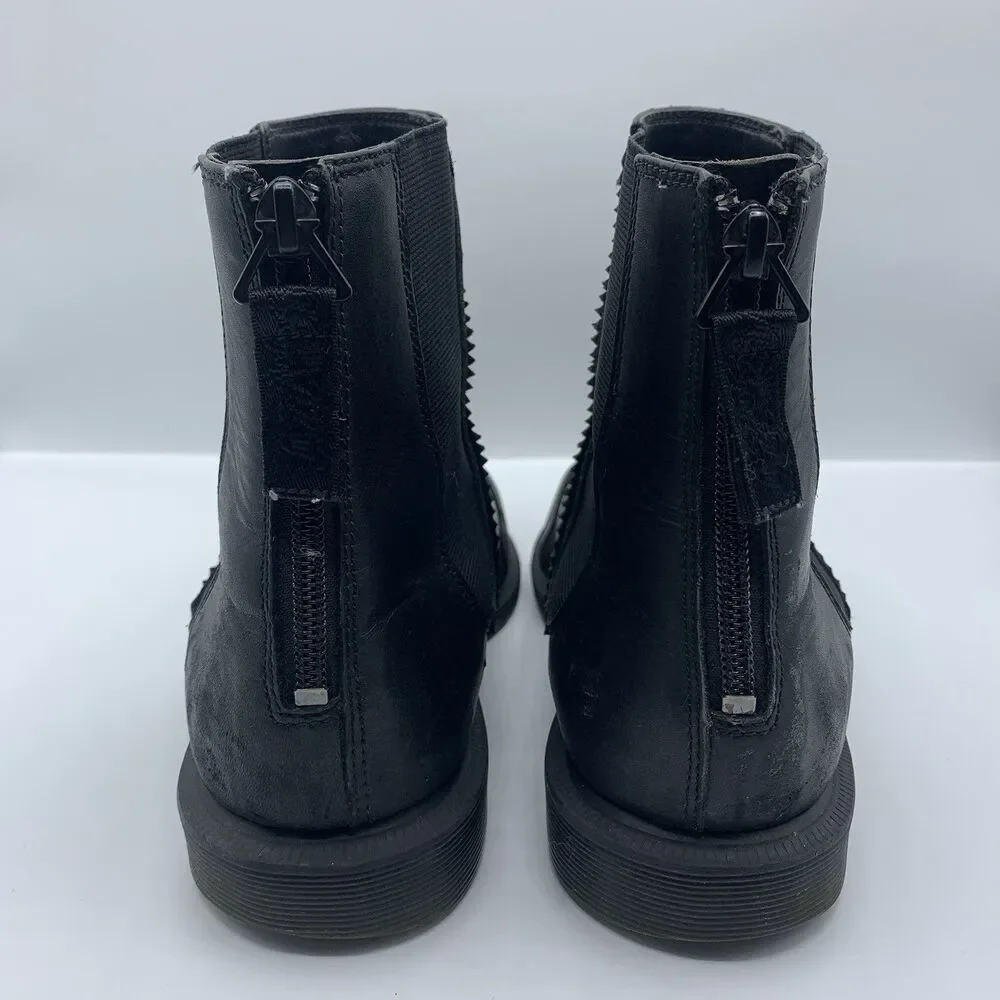 Dr. Martens Zillow Women’s Size 7 Black Back Zip Chelsea Ankle Boots